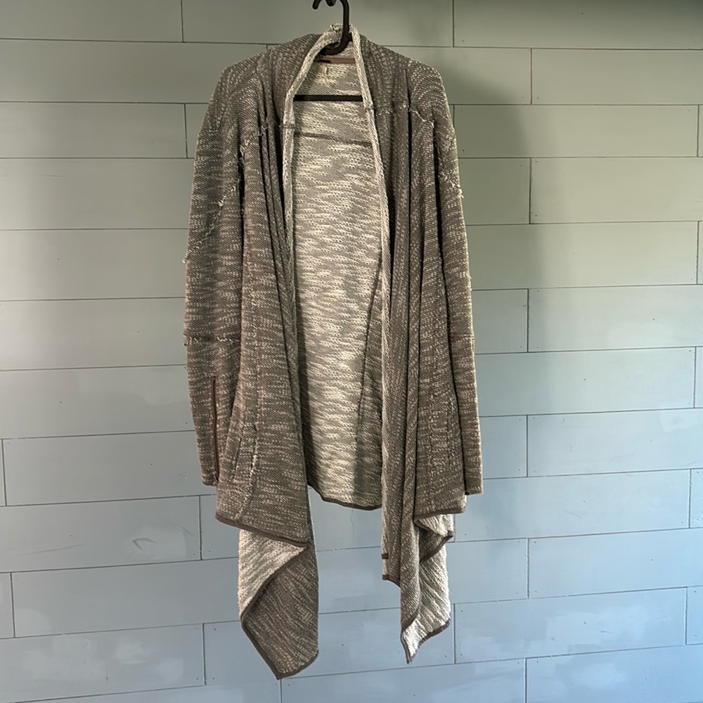Free people in the loop open front cardigan